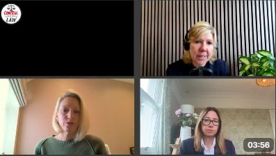 screenshot of podcast being recorded